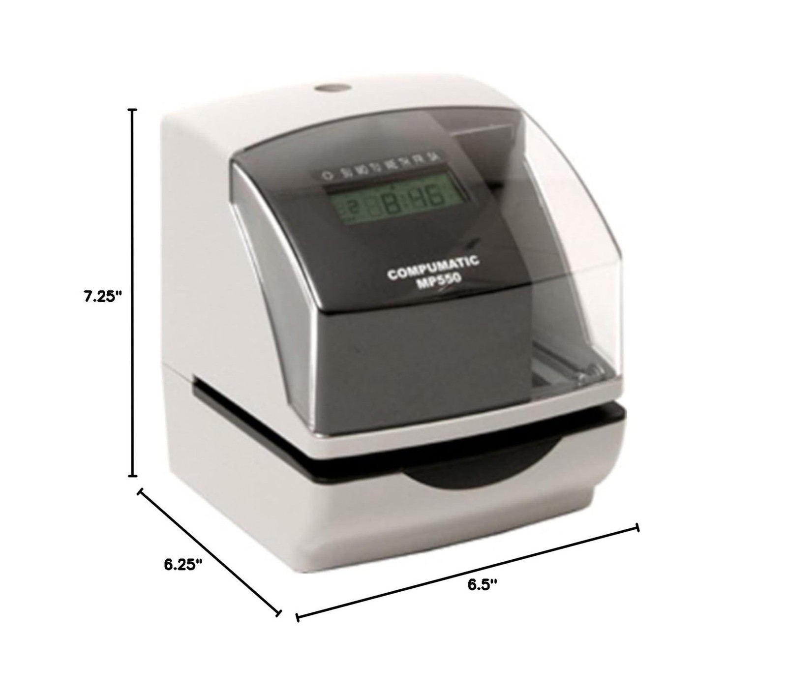 COMPUMATIC MP550 Electronic Time Clock and Date Stamp, Durable Heavy Duty Con...