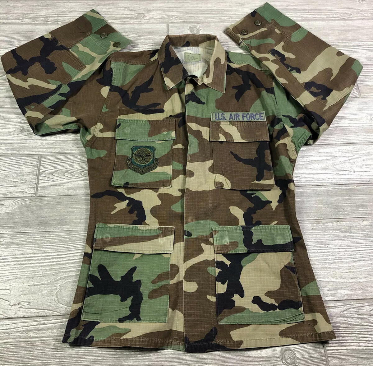 Army Jacket Air Combat Command  Stock #: 8415-01-390-8546 Size X-Small