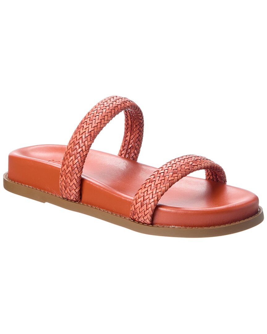 Schutz Ruby Leather Flat Sandal Women's