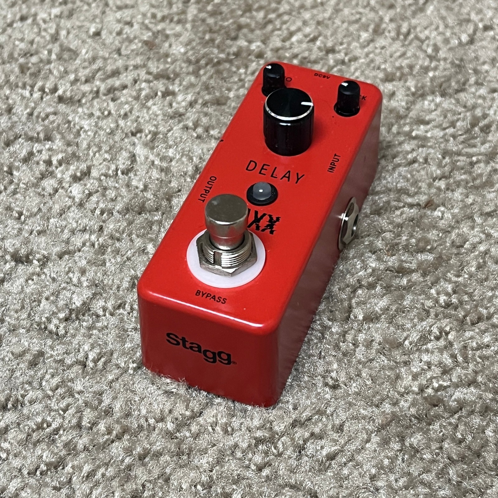 Blaxx Delay Pedal Red Mini