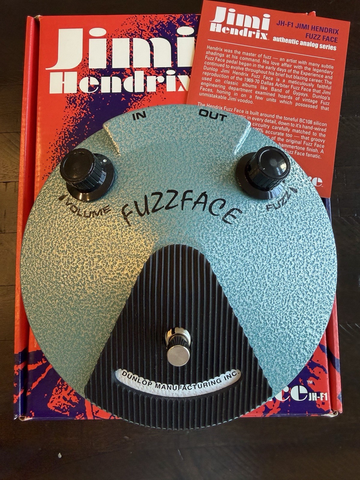 Dunlop JH-F1 Jimi Hendrix Fuzz Face BC108