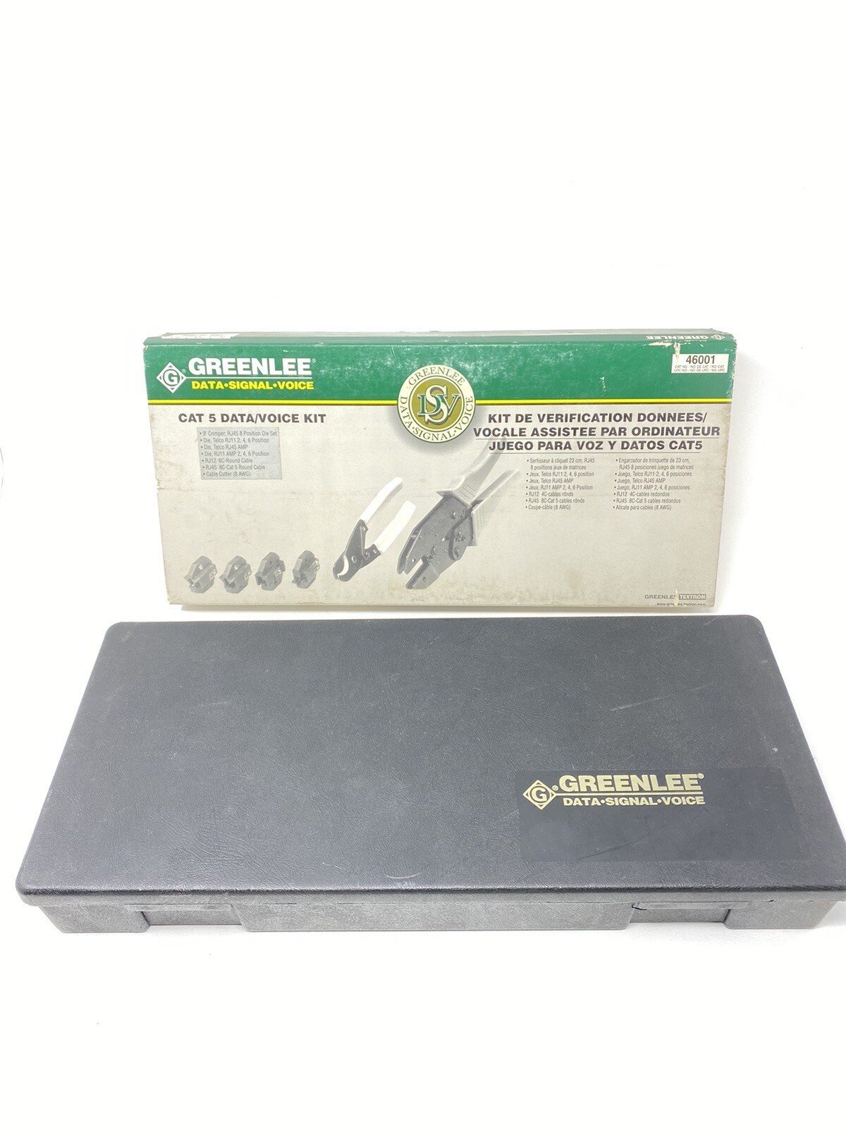 Greenlee 46001 Data Voice CAT 5 Data / Voice Kit Excellent Condition!