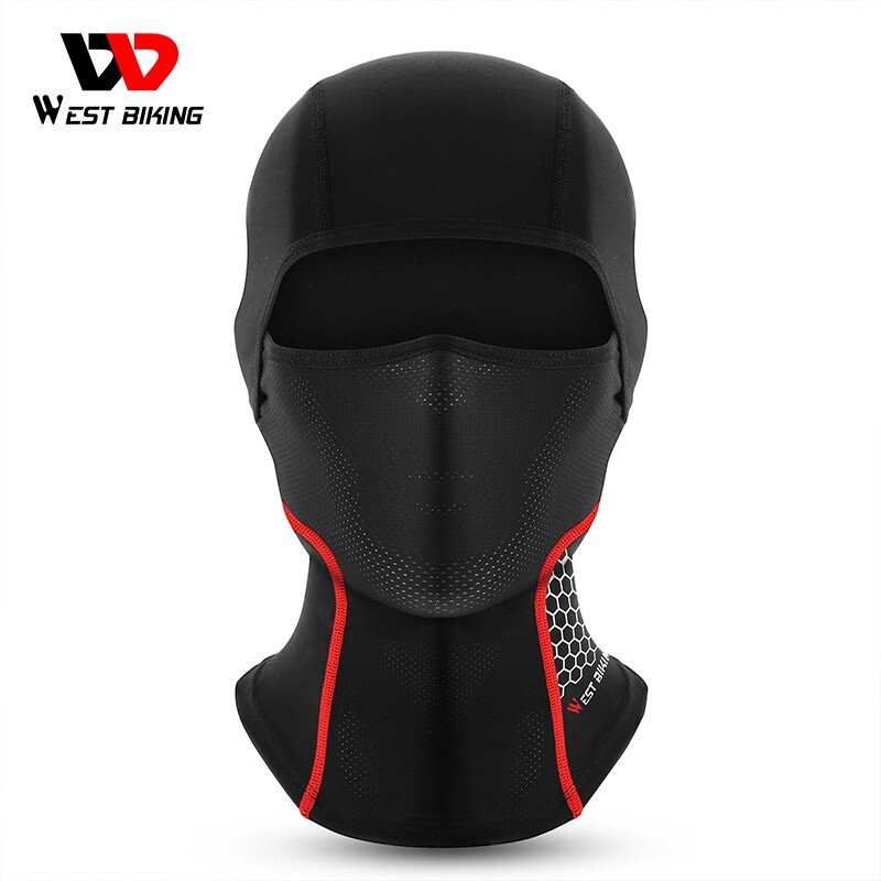 Summer Ice Silk Motorcycle Balaclava Face Mask Cover Breathable Cycling Cap Hat