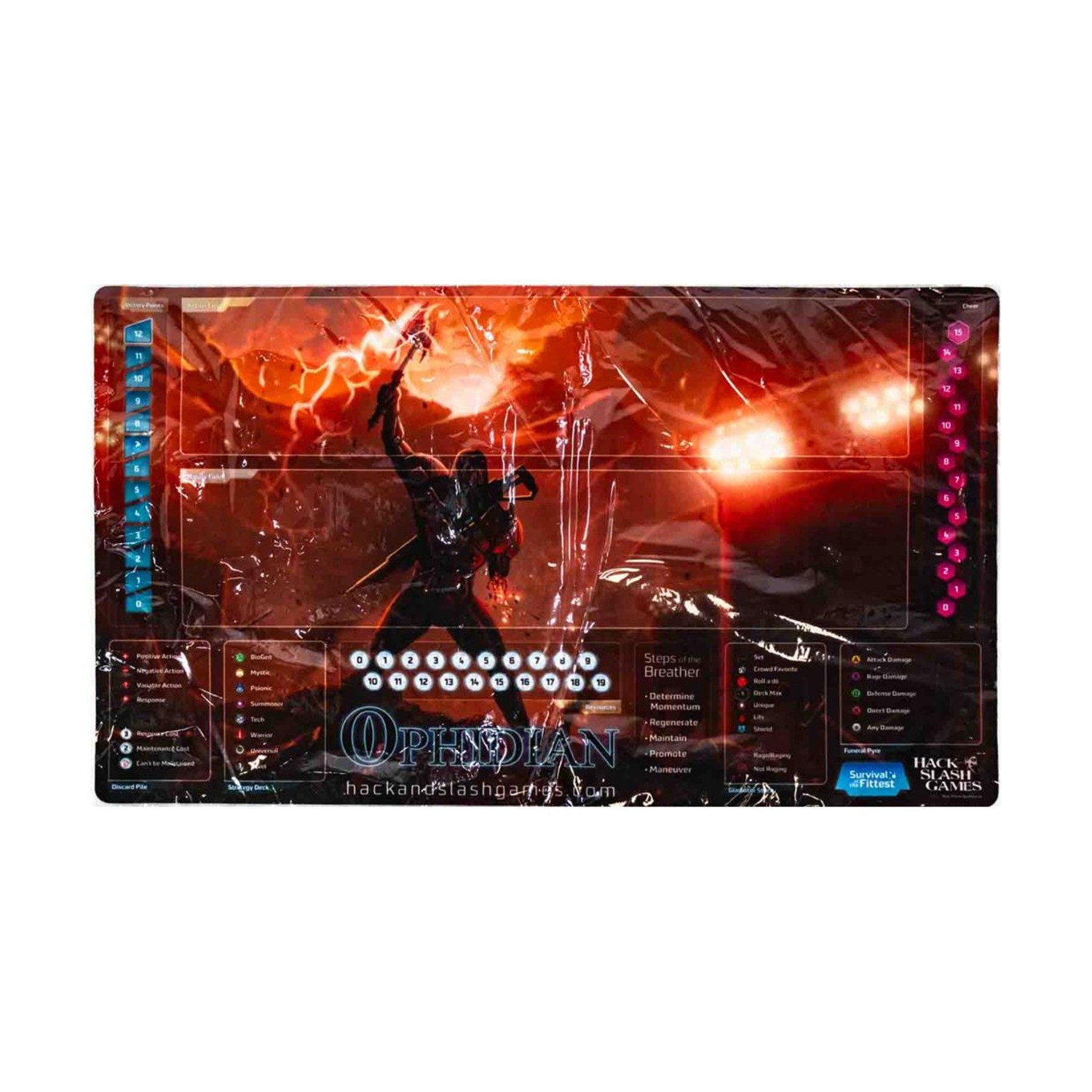 Hack and Slash Ophidian CCG Ophidian 2360 Playmat New