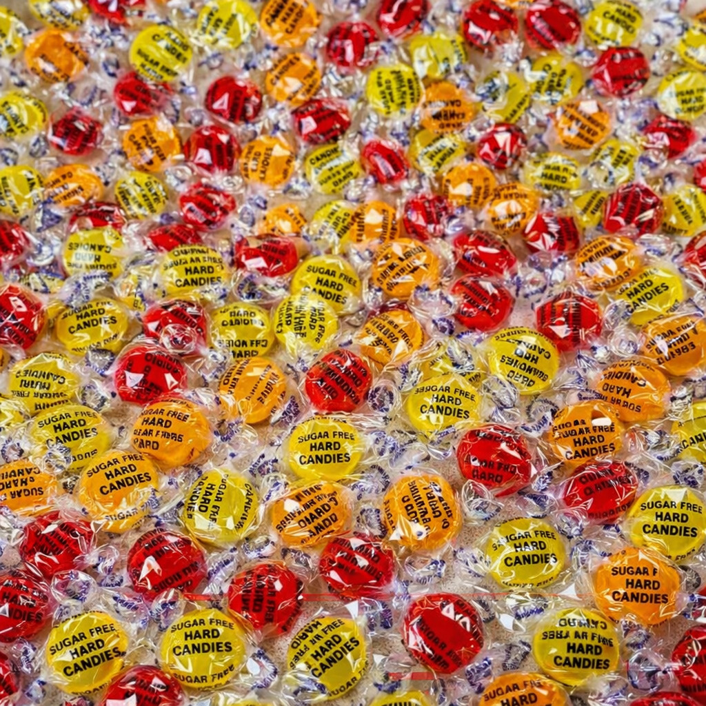 Sugar Free Bulk Candy Mix – Cinnamon Disc, Butterscotch & Lemon Drops (1.5 LB)