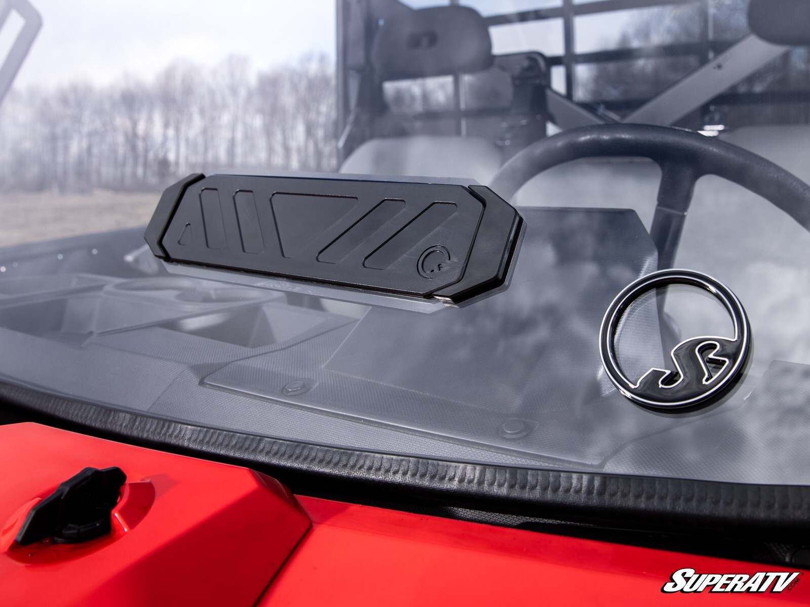 SuperATV Scratch Resistant Vented Full Windshield for Gravely Atlas JSV/2023+