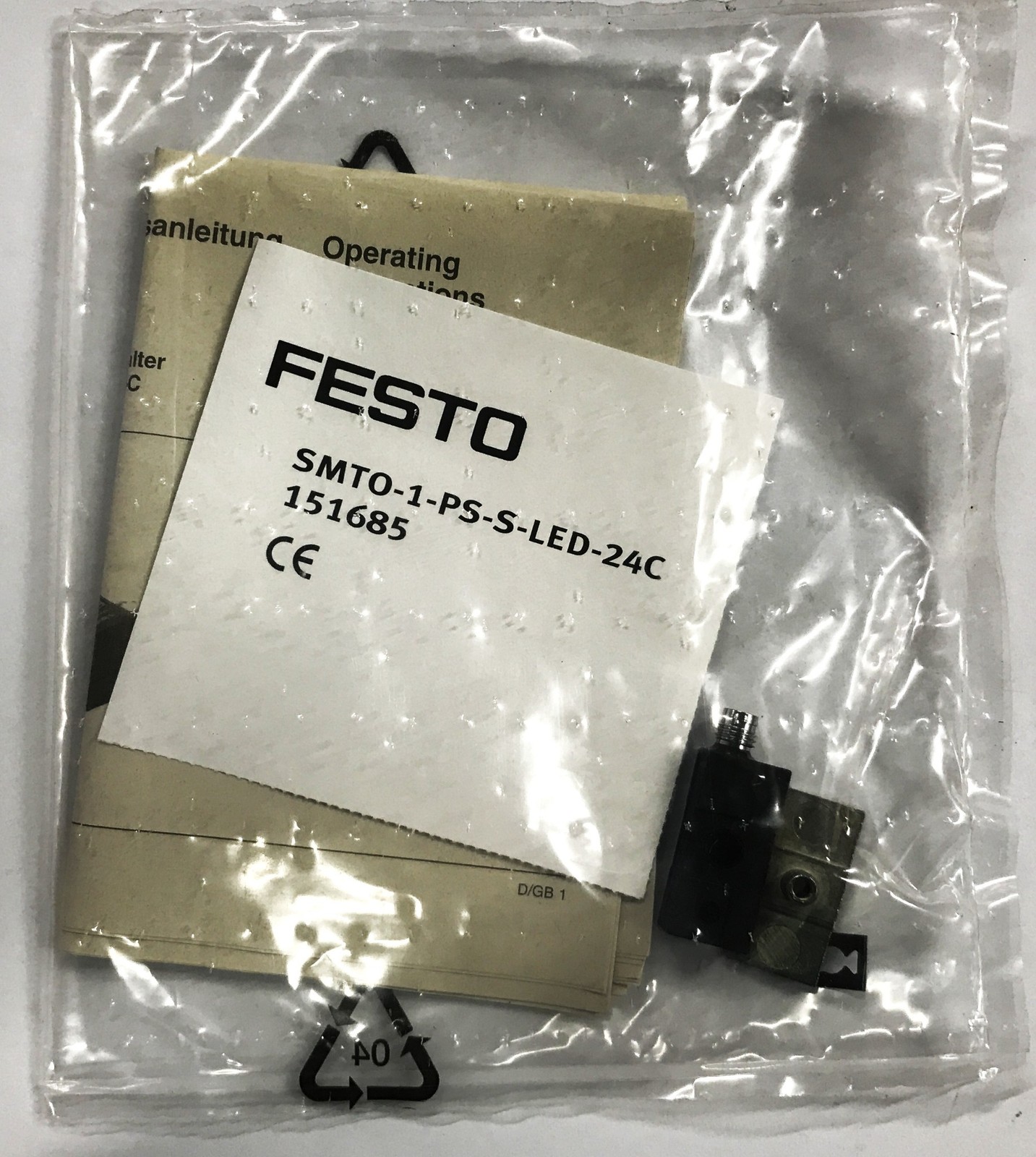 Festo Proximity Switch SMTO-1-PS-S-LED-24C-151685 NOS