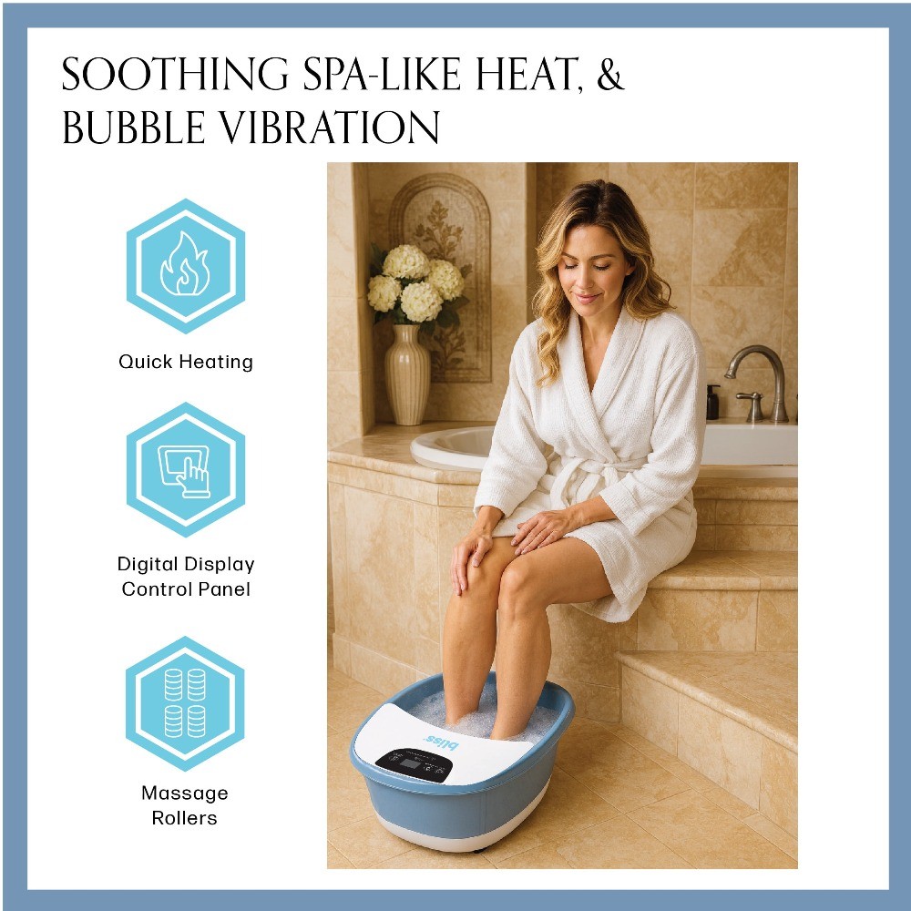 Massaging Foot Bath with Digital Display