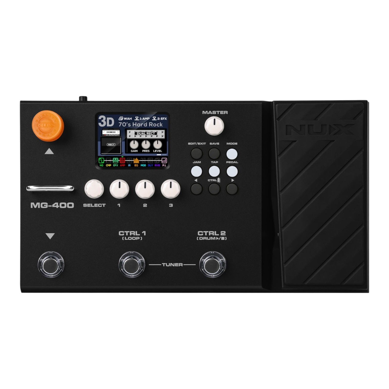 NUX MG-400 Multi-Effects and Amp Modeler Pedal
