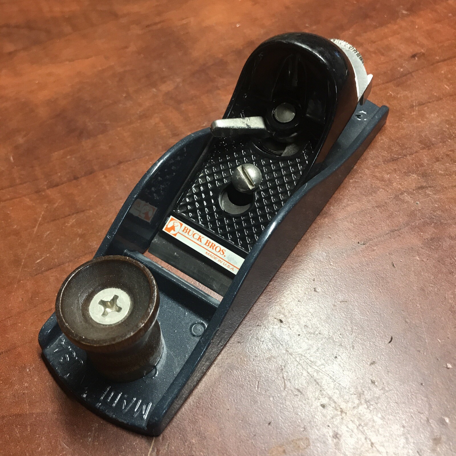 Used Genuine Buck Bros 7” Adjustable Block Plane Made In USA