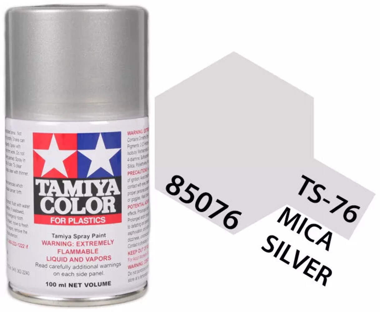 TS-76 Mica Silver Lacquer Paint 100ml