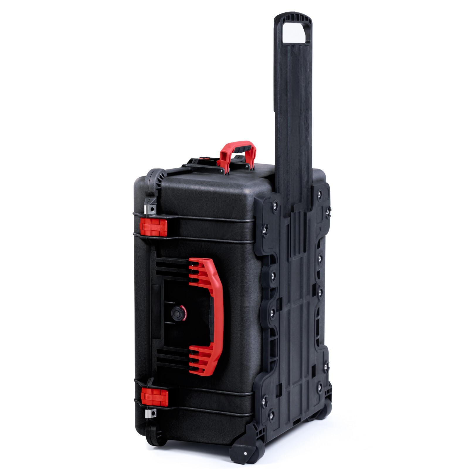 Black & Red Pelican 1610 case. With foam. With wheels.