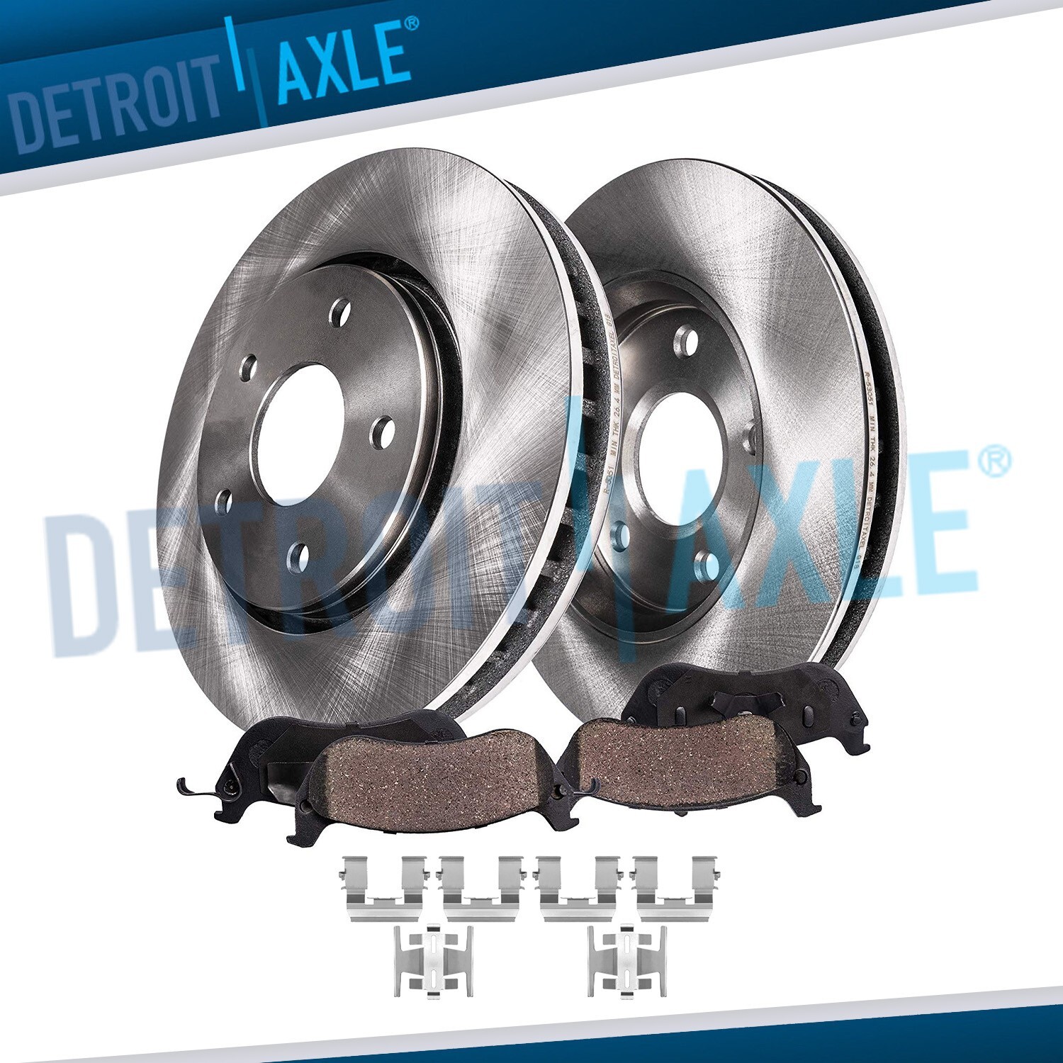 Front Brake Rotors + Brake Pads for Honda CR-V Prelude Acura Integra Legend RL