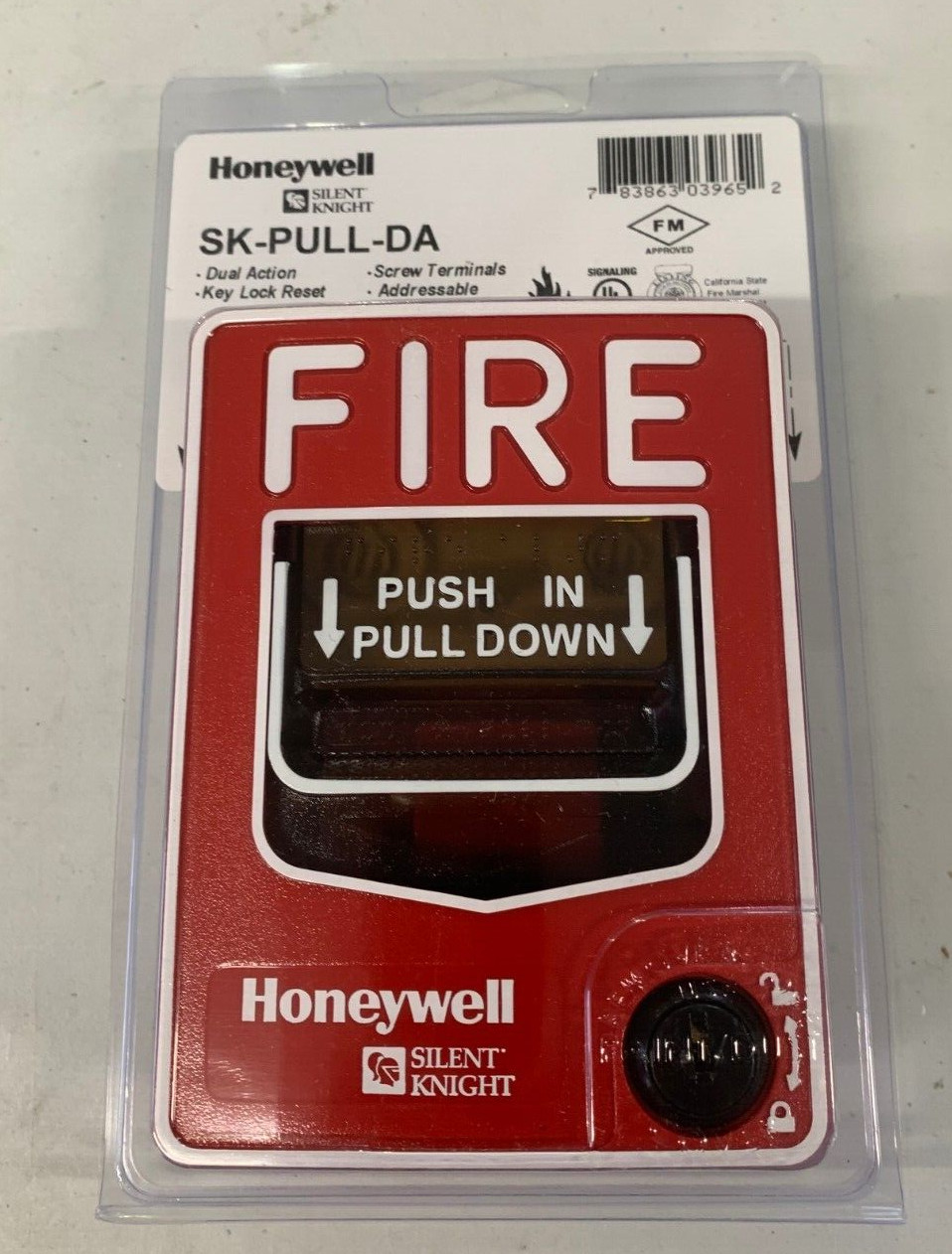 Silent Knight SK-PULL-DA DUAL Action Pull Station Same Day Shipping