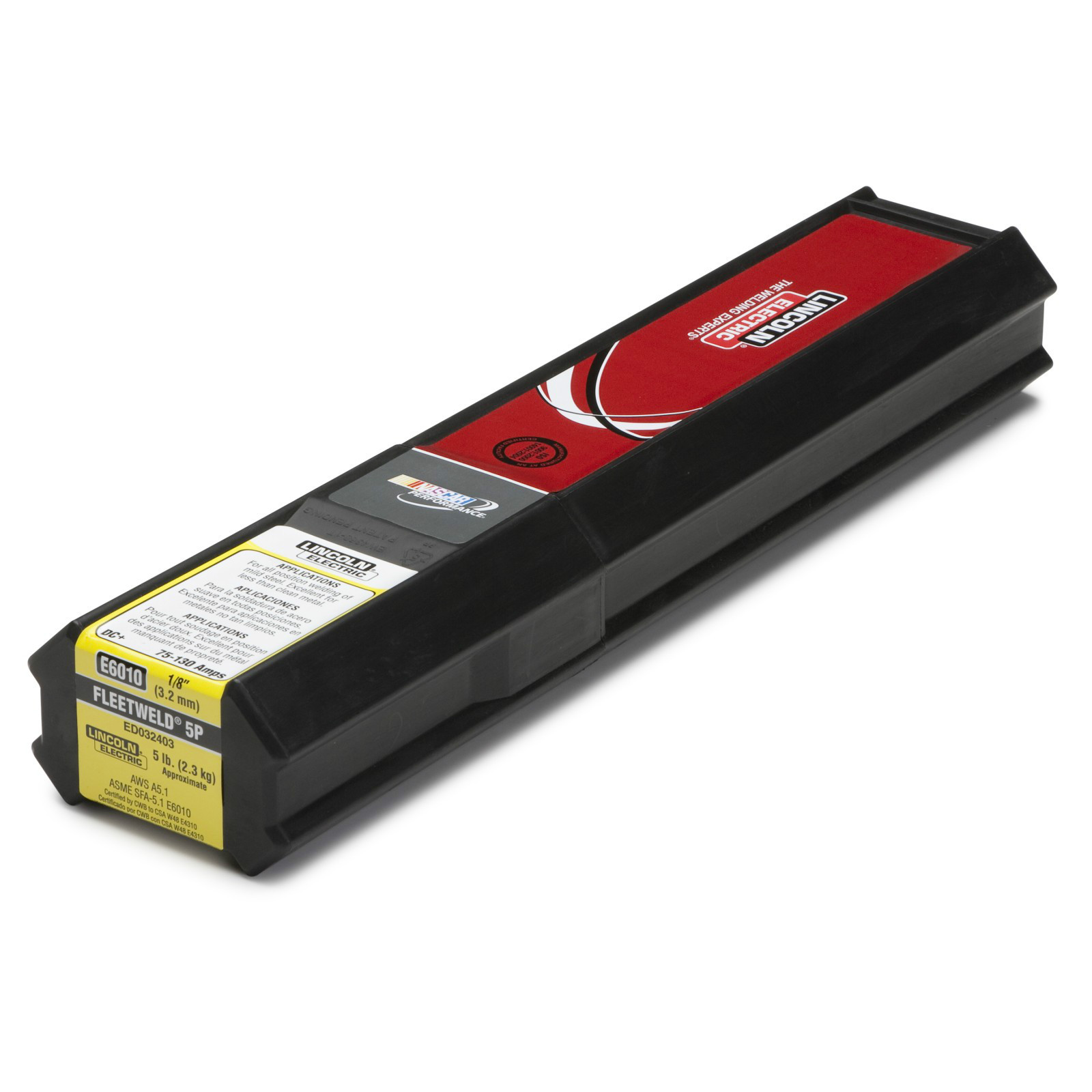 LINCOLN FLEETWELD 5P (6010) STICK ELECt. 1/8" 5LB (ED033510 )