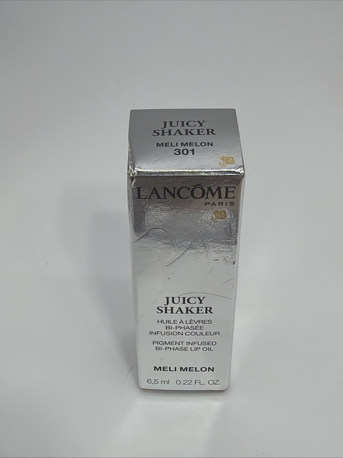 LANCOME JUICY SHAKER PIGMENT INFUSED BI-PHASE LIP OIL LIPGLOSS .22oz (F9)