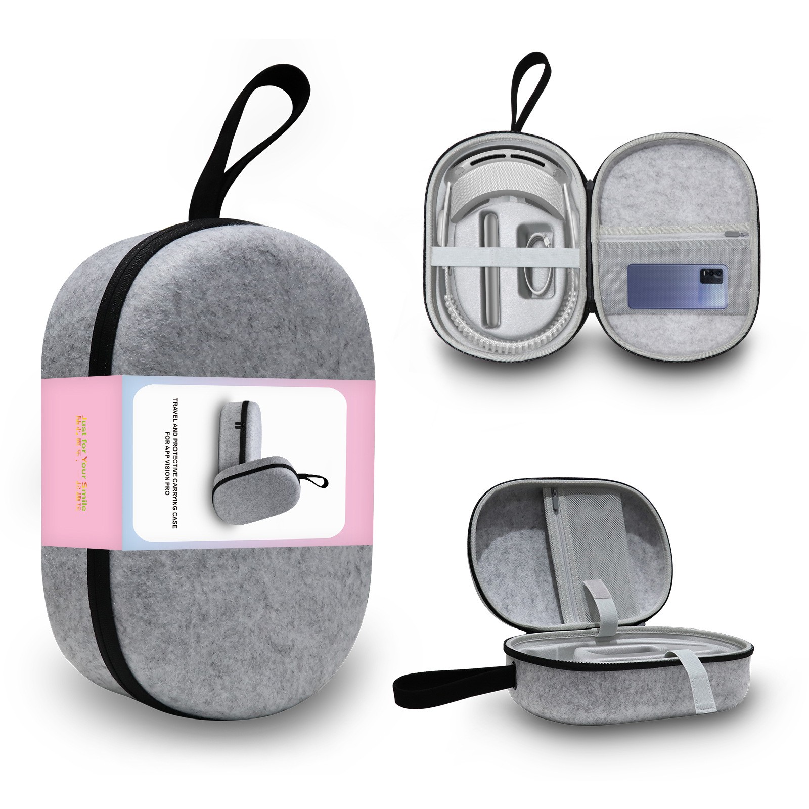 For Apple Vision Pro Shockproof Anti-scratch Protective Storage Bag Accessories