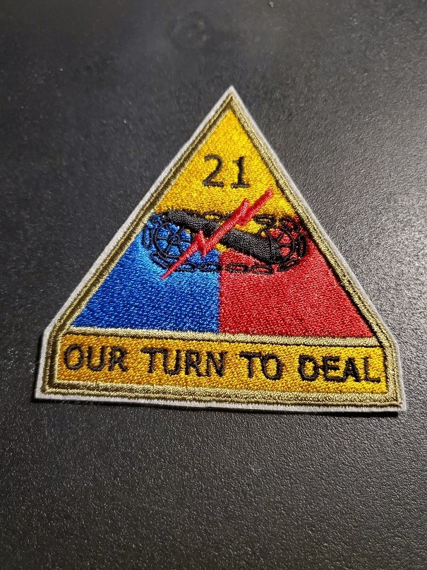 21ST ARMORED BN. NEW CUSTOM MADE.