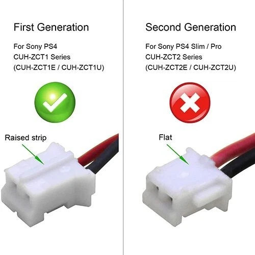 New OEM Original Sony PS4 DualShock 4 Controller Battery LIP1522 4.5mm plug