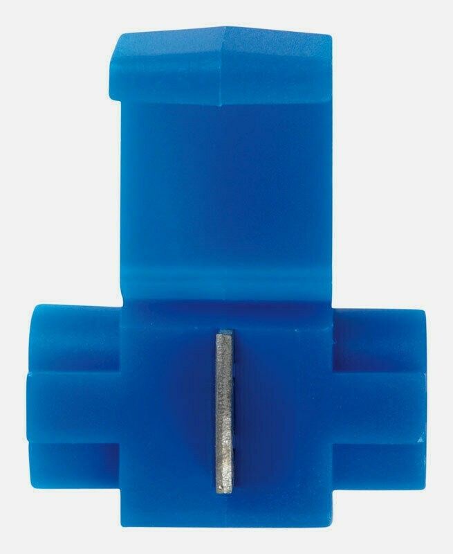 Jandorf SELF-STRIPPING Terminal 2 pk BLUE 3-Way Insulated Cover 18-14 Ga. 60800