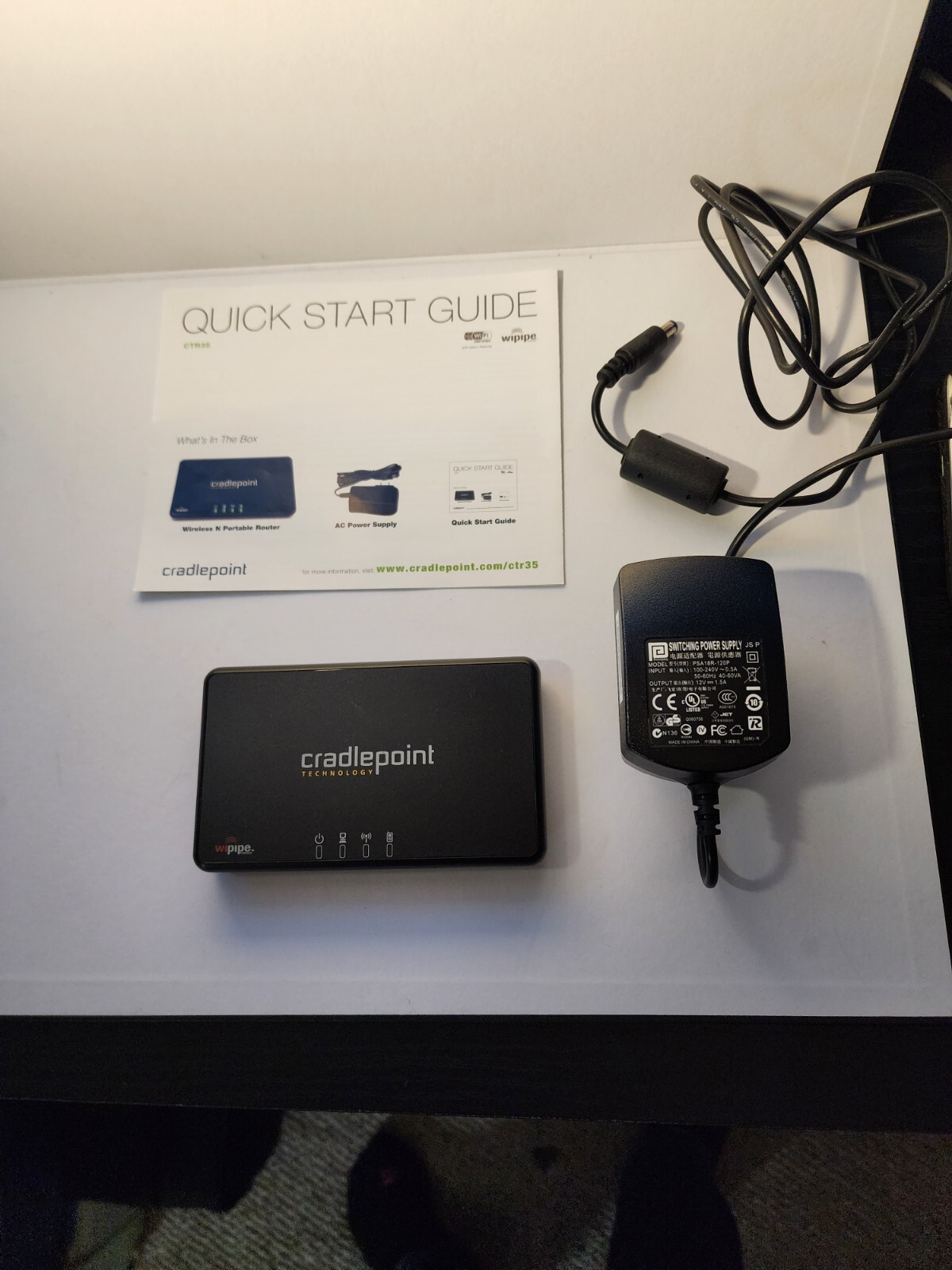 Cradlepoint Wireless Router Tested Works Ctr35 Portable