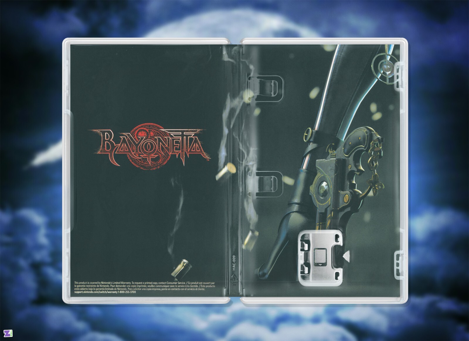 Bayonetta COVER ART: Replacement Insert / Case for Nintendo Switch (US Retail)
