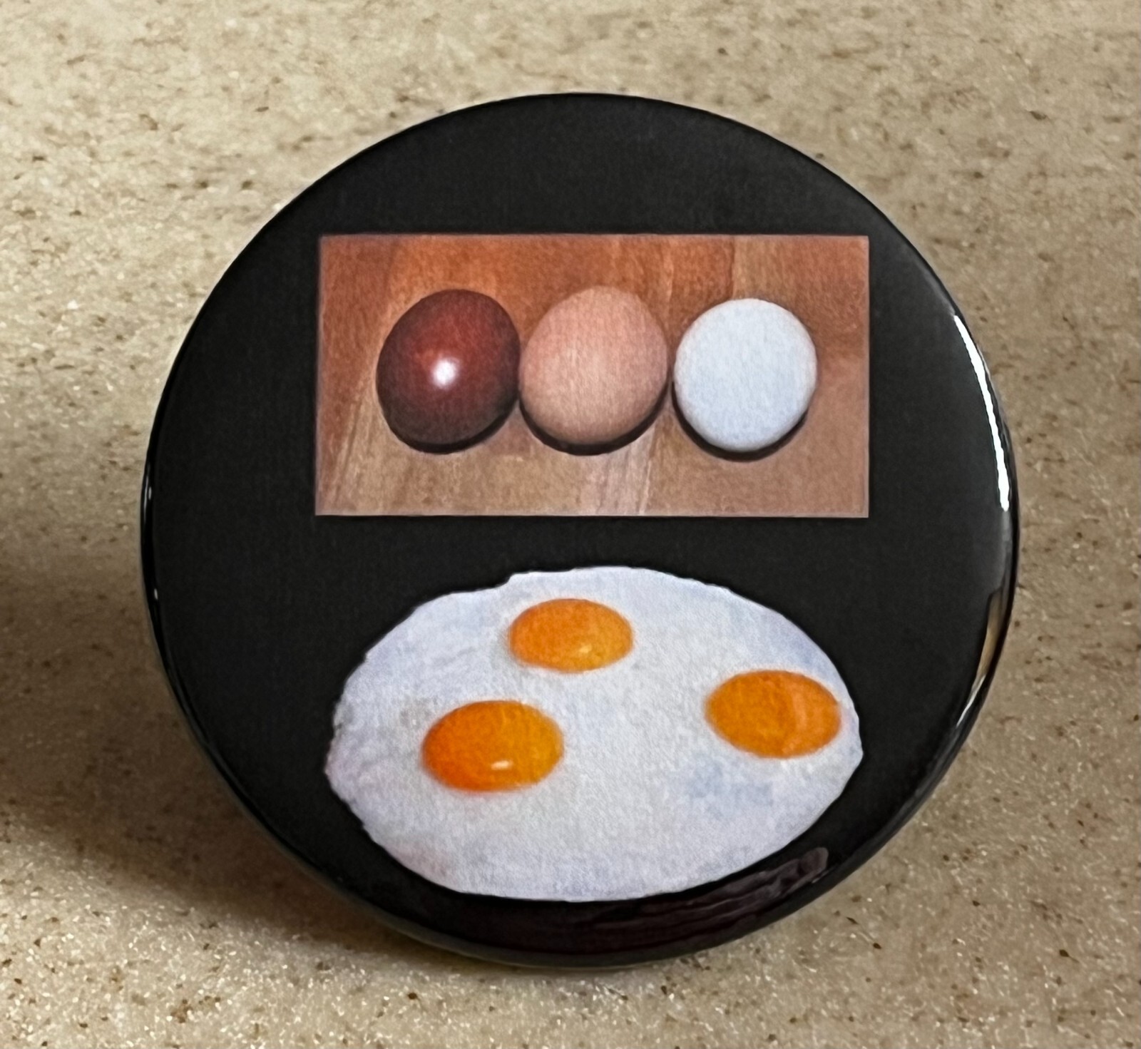 Equality Pin-Back Button 2 1/4 inch. We are all the same.