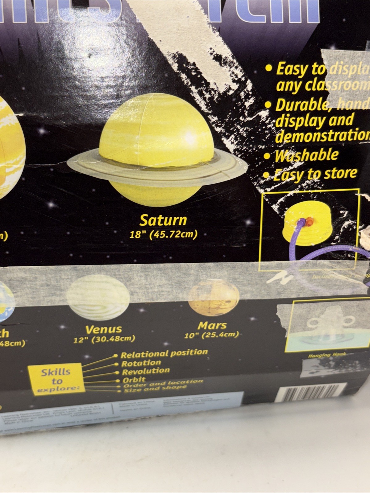 Learning Resources Inflatable Solar System - Blow Up Planets for Home or School
