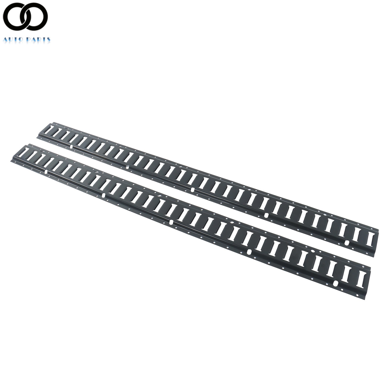 For Cargo on Trucks New 2 Pack 5' E-Track Tie Down Rail Powder Coated Horizonta