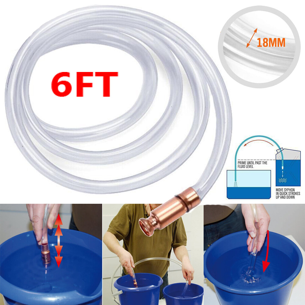 Self Priming Siphon Jiggler Hose Diesel Fuel Heating Oil Or Gas Boats Gas Water