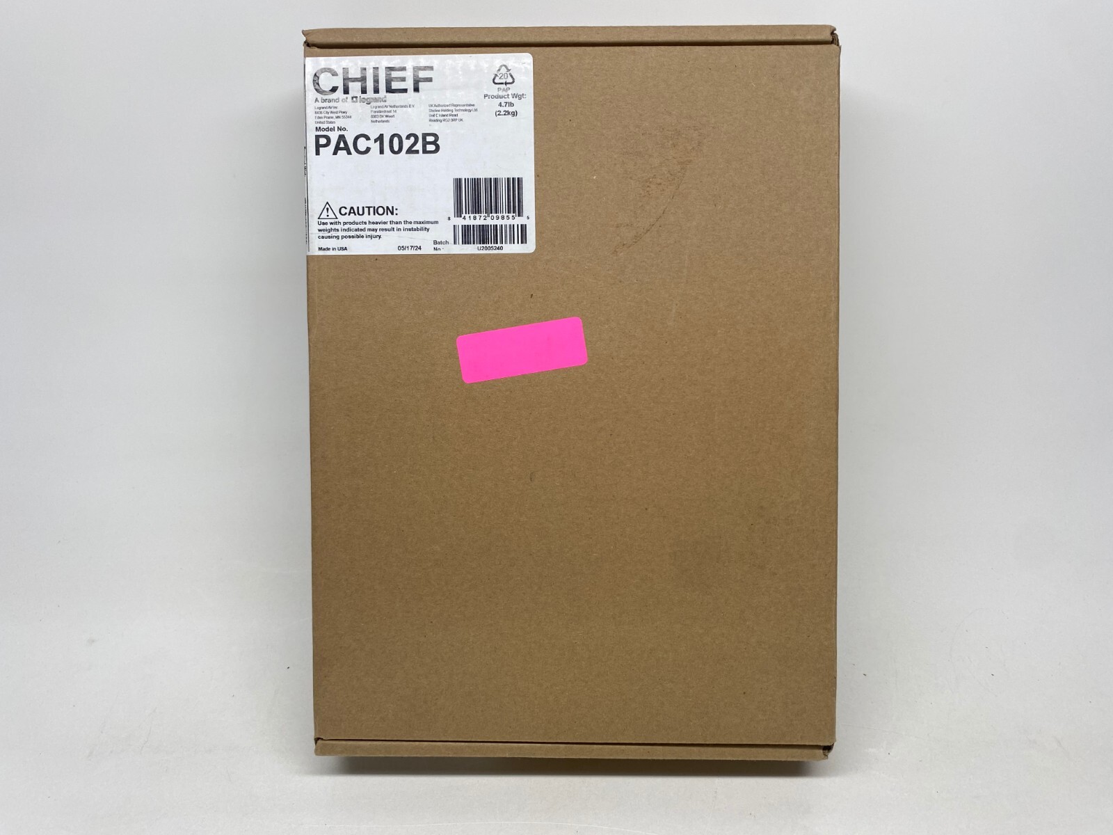 Chief PAC102B Accessory Shelf