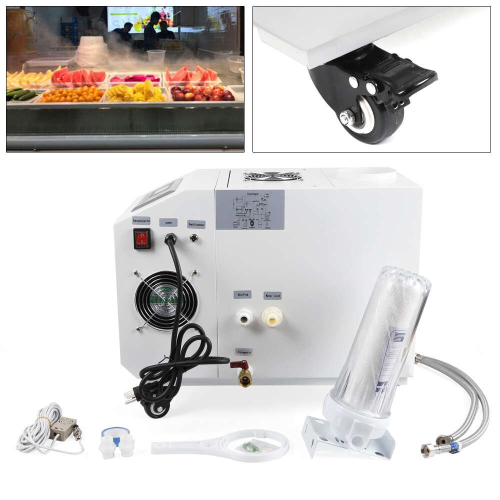 Commercial Ultrasonic Humidifier - Continuous Cool Fog Maker for Multiple Uses