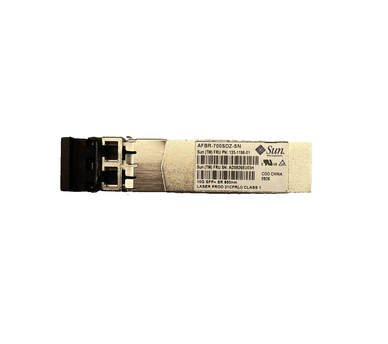 SUN AFBR-700SDZ-SN 10G SFP+ SR 850nm 135-1196
