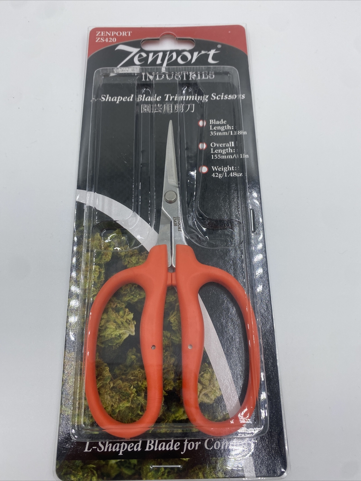 Zenport ZS420 Curved Scissors, Orange