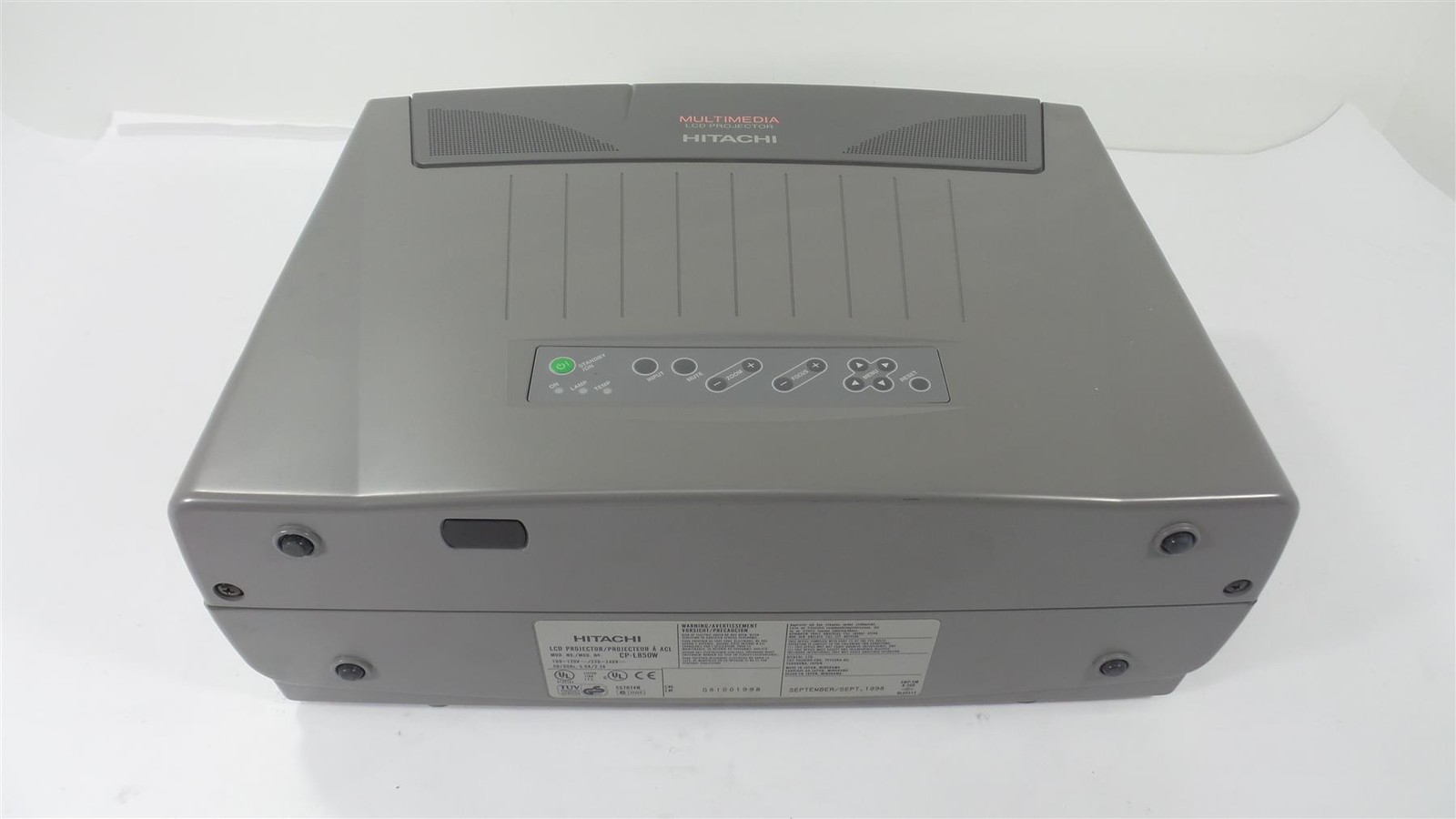 HITACHI CP-L850W LCD Projector with Remote