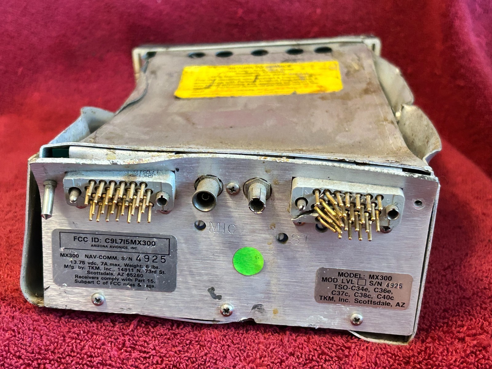 TKM 14V MX300 NAV/COMM CORE PARTS