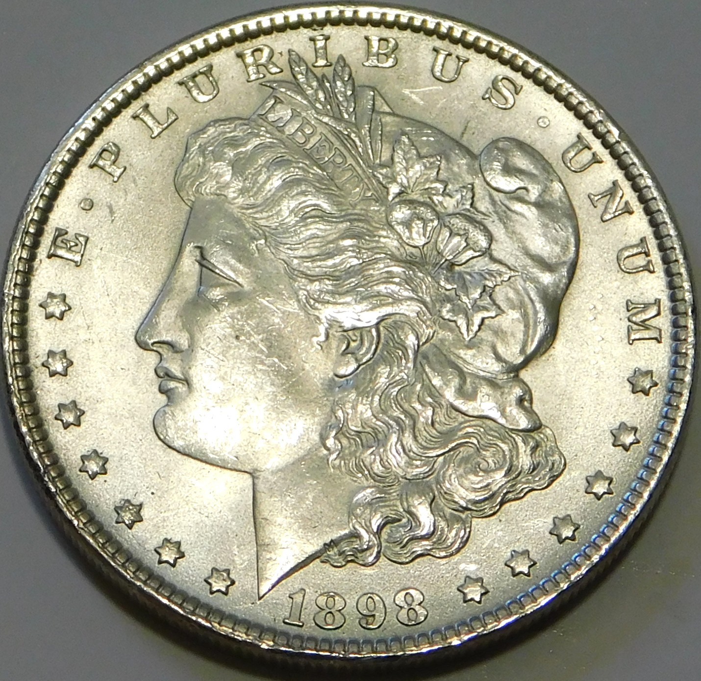 1898 Morgan Silver Dollar - Descent Coin - #13-209
