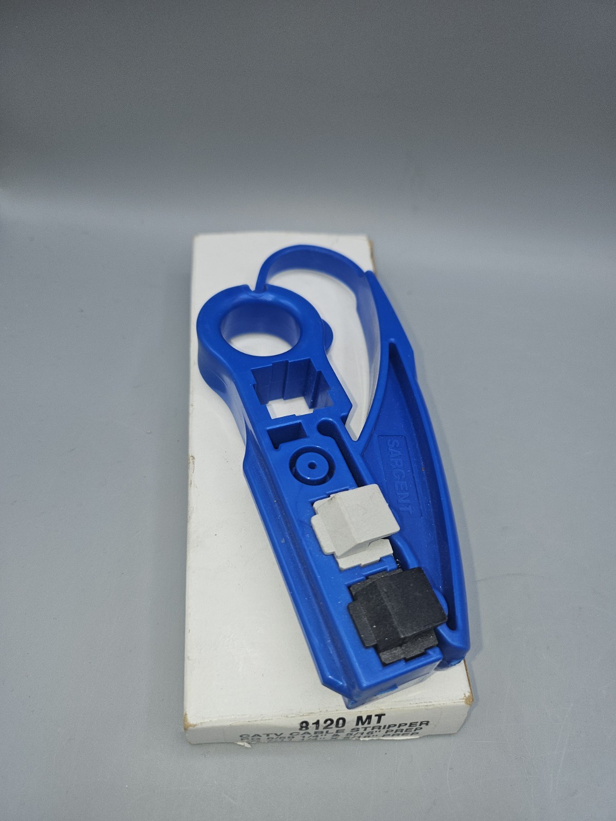 SARGENT 8120 MT CATV CABLE STRIPPER (NEW)  for RG 6/59 RG 7/11 1/4" 6/16" PREP