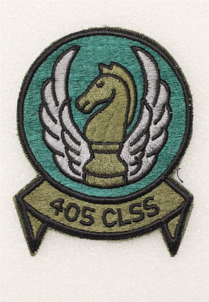 USAF Air Force Patch 4257: 405th Combat Logistics Support Squadron - subdued