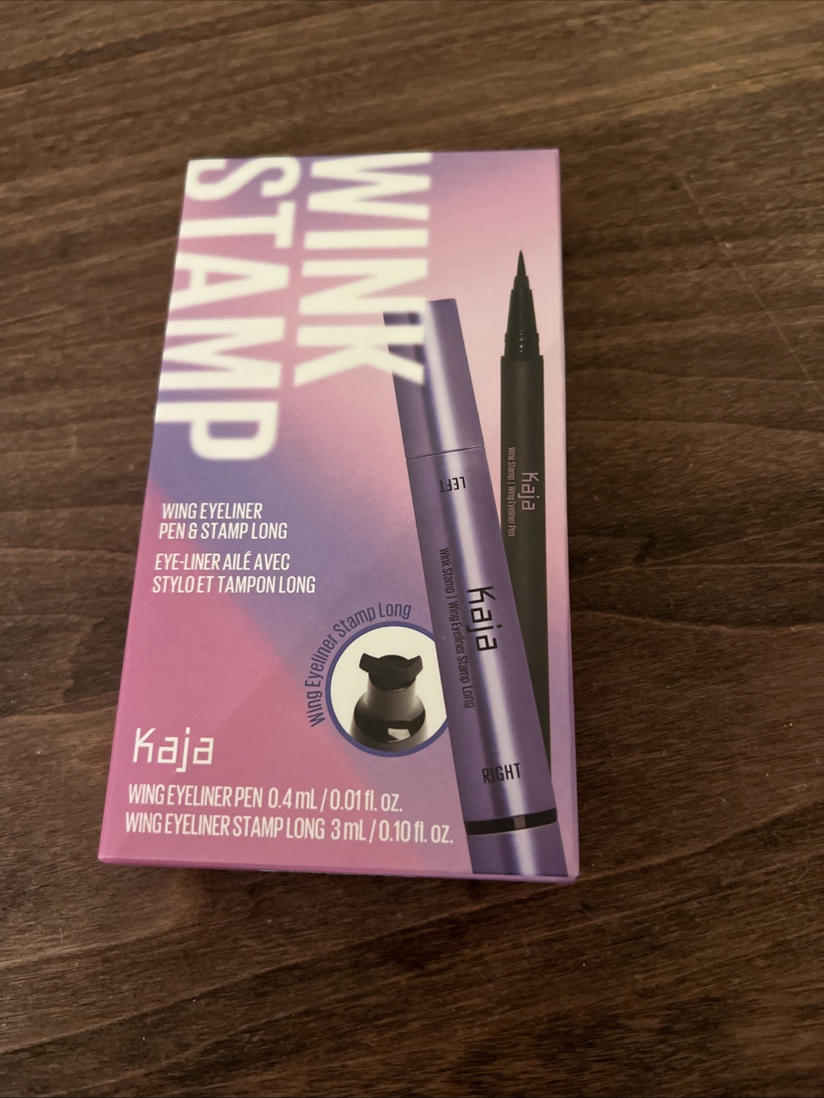 Kaja Wink Stamp Wing Eyeliner Pen & Stamp Long - INK BLACK -