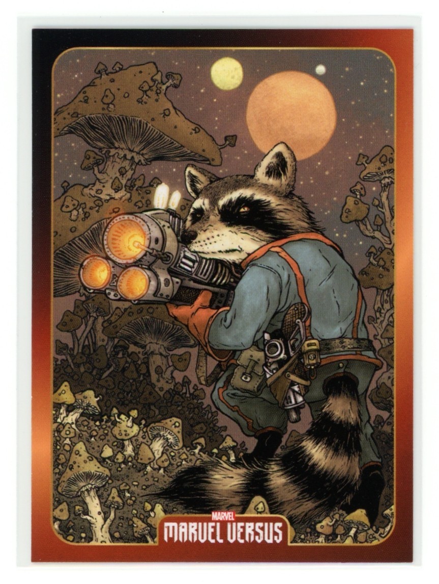ROCKET RACOON 2021 Marvel Versus Trading Card #C39 *Qty
