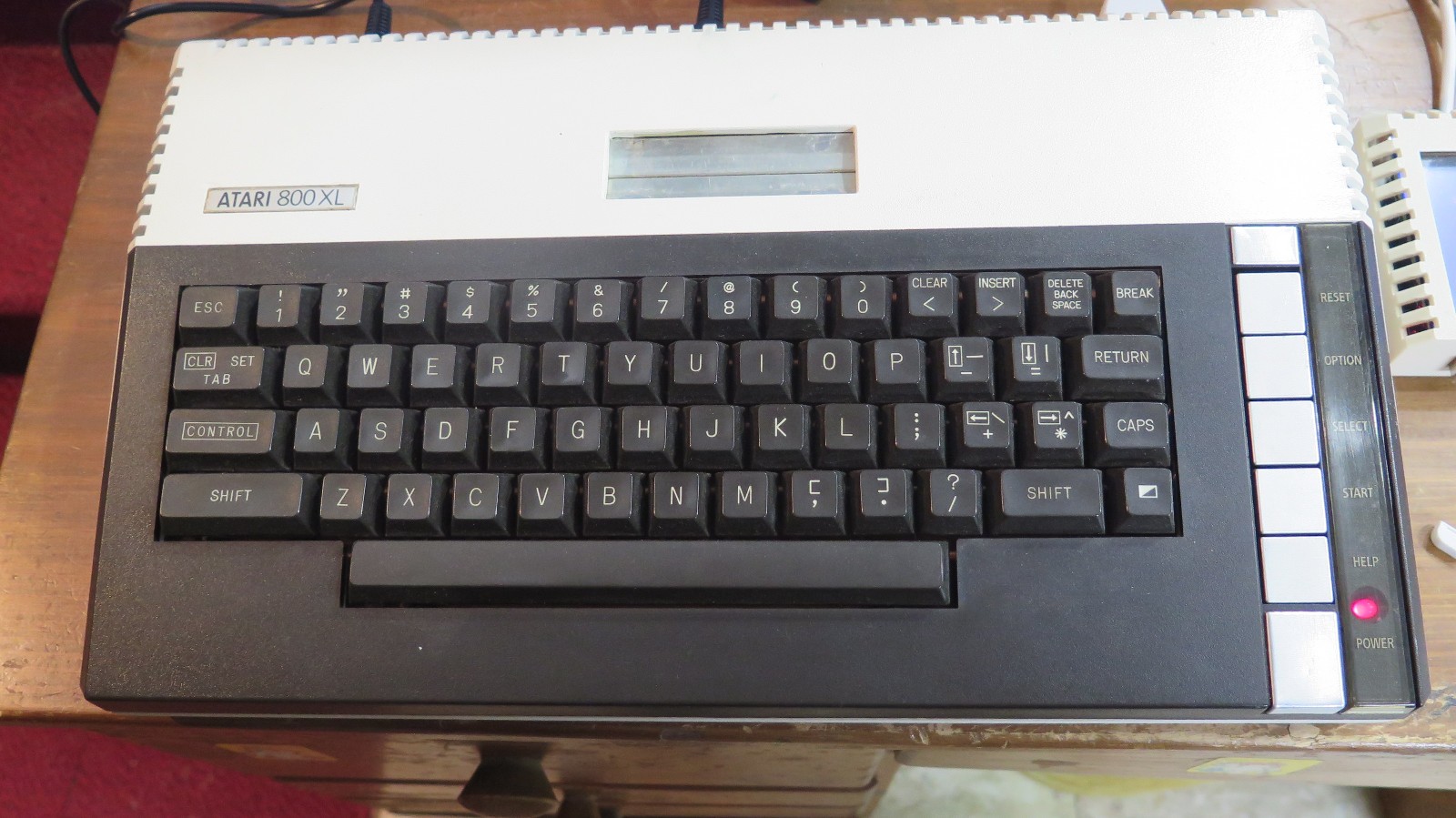 Vintage ATARI 800 XL 8-Bit Computer w/ Power Supply Video Cable and SDMax Drive