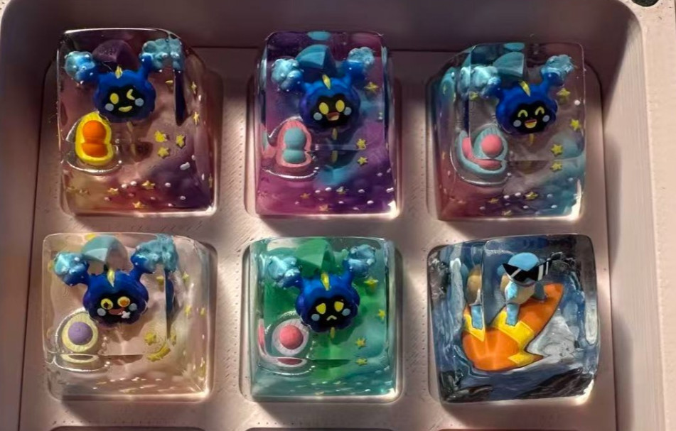 Poke mon Keycap Cosmog | Cherry MX And MX Style Switches