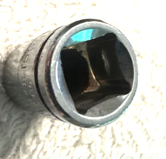 7/16" x 3/8" Dr 218 155 Kobalt Standard Chrome Socket 12 Pt tool