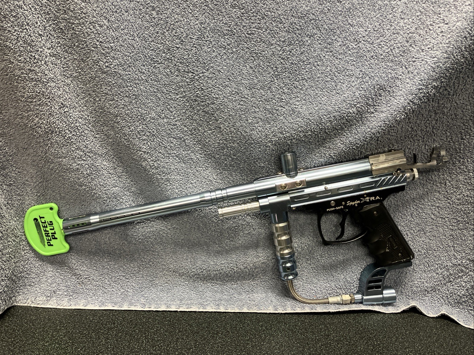 Spyder Xtra Paintball Gun Marker - Anodized Chrome-Untested