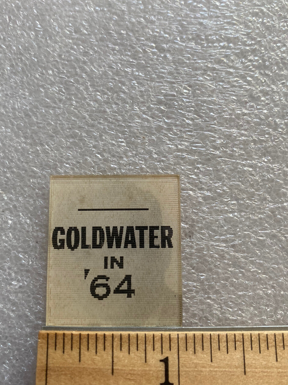 1964 Barry GOLDWATER in '64 Flasher Sticker Campaign political presidential