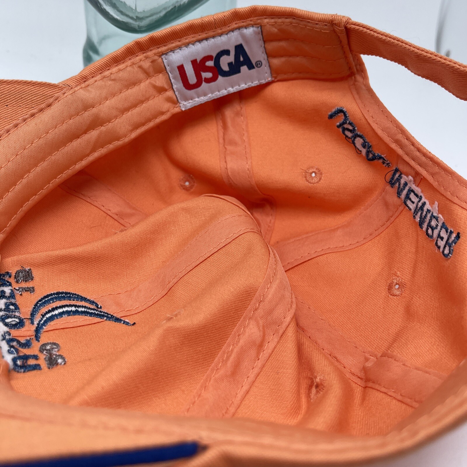 USGA Member 2015 Golf US Open Chambers Bay Orange Adjustable Cap Hat