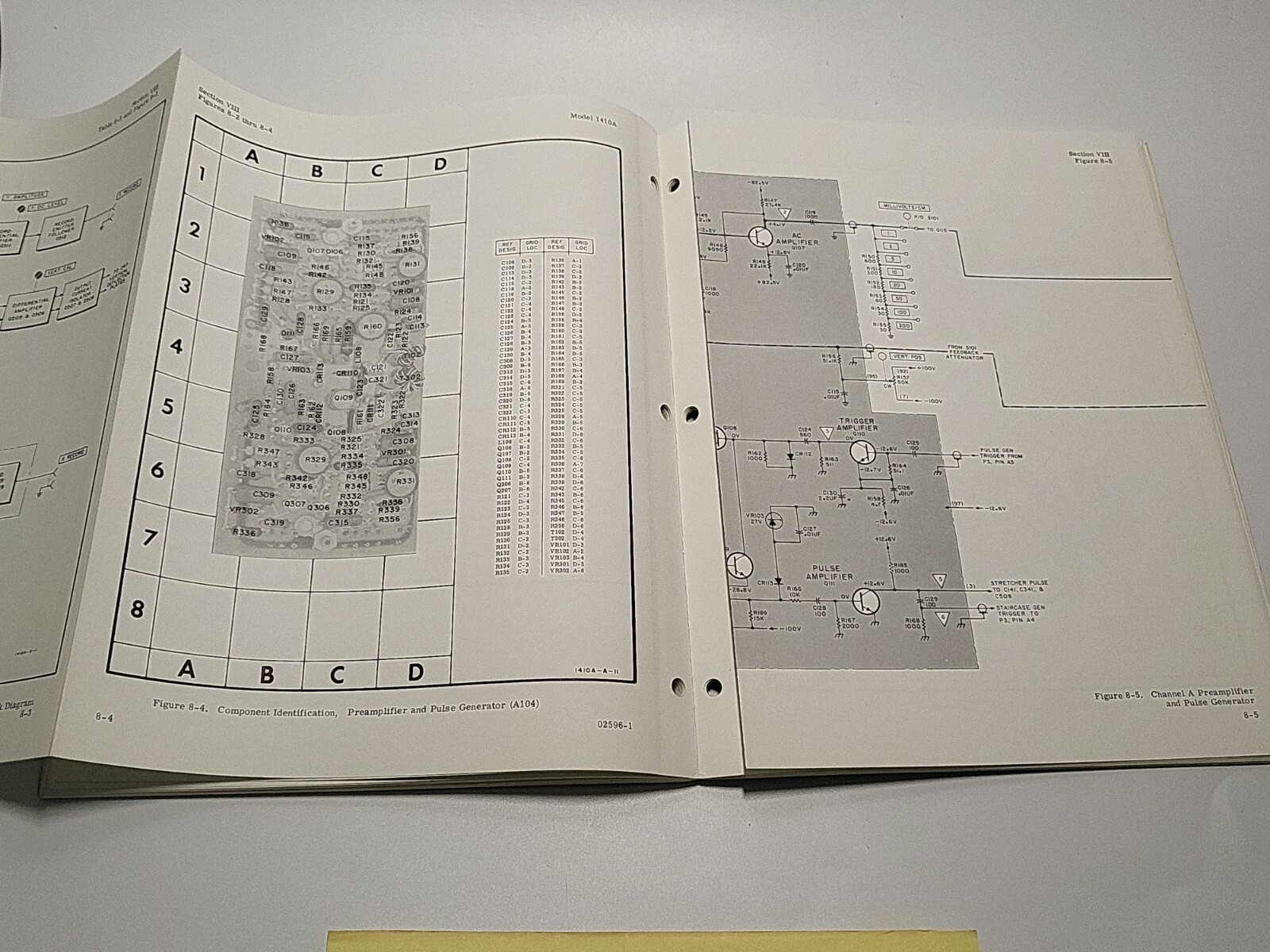 HP 1410A Sampling Vertical Amplifier ~ Operating & Service Manual