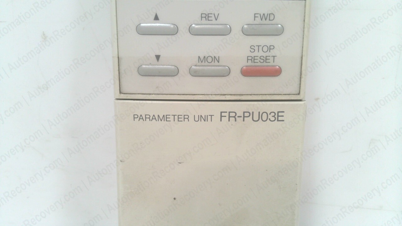 MITSUBISHI ELECTRIC FR-PU03E, PARAMETER CONTROL UNIT #332403