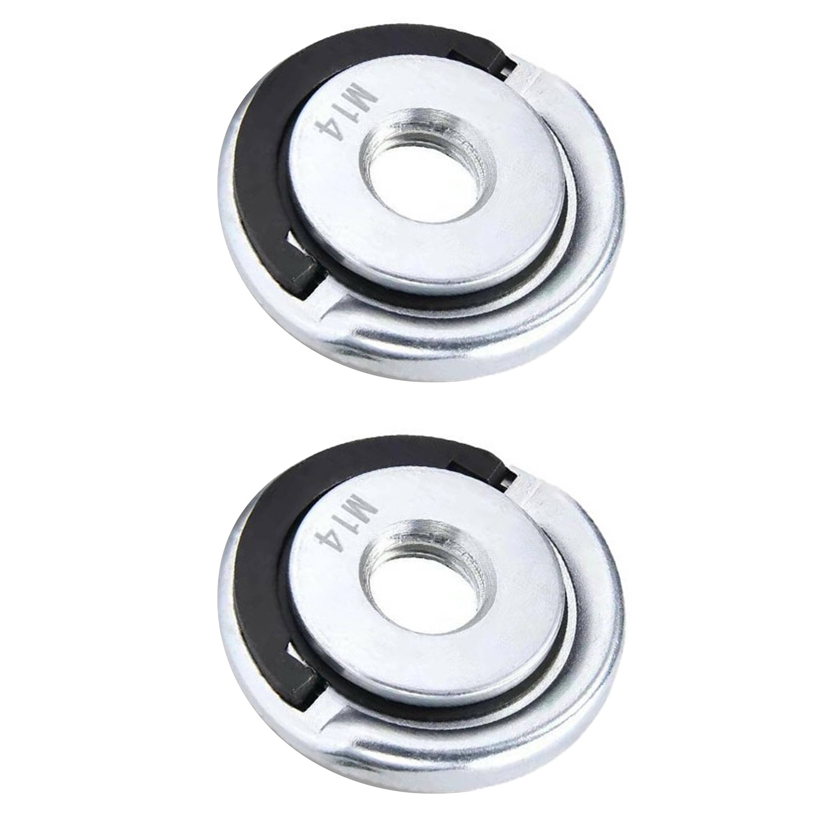 Two M14 Pressing Flanges Quick Release Fastener for Grinder Discs and Cup Wheels